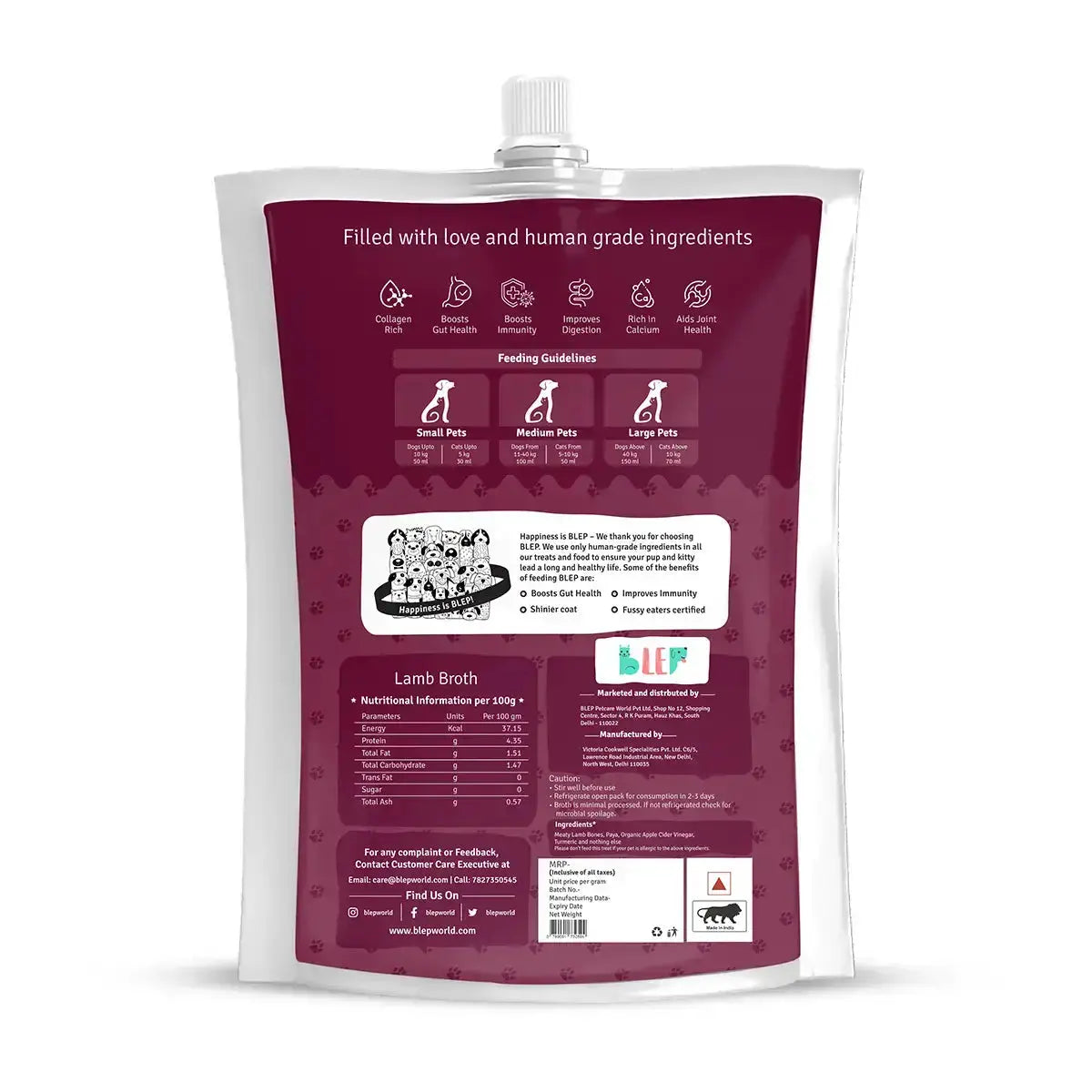 BLEP All-In-One Dog Food Trial Pack - Food, Broth & Treat BlepWorld