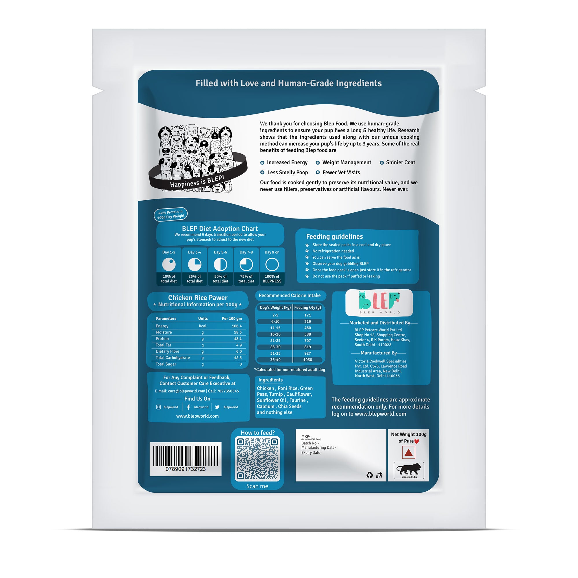 All Recipes Dog Food Trial Pack (Chicken, Lamb, Fish, Paneer)