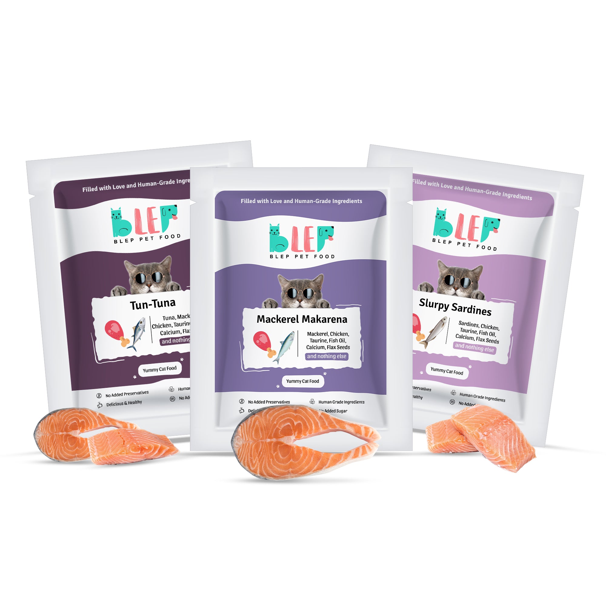 Monthly Pack of Tuna, Mackerel & Sardine Cat Food