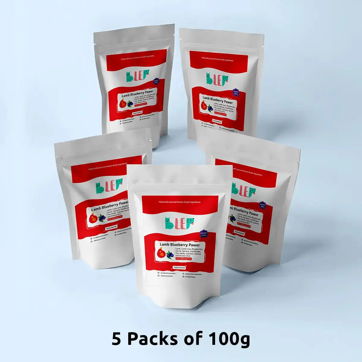 Lamb Blueberry Dog Food Trial Pack BlepWorld