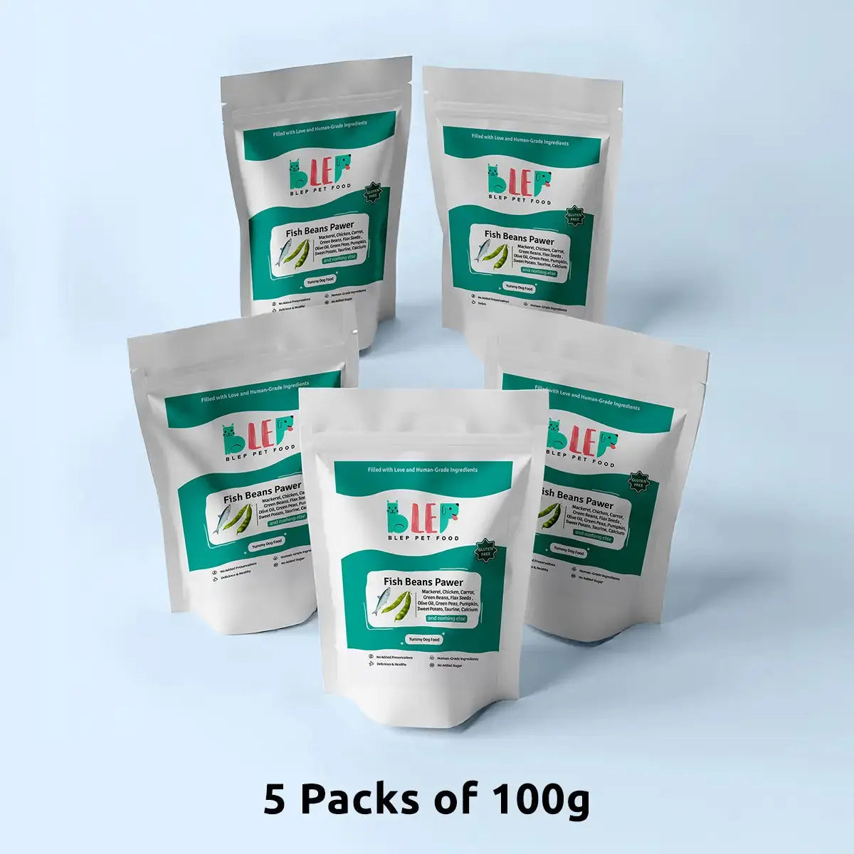 Fish Beans Dog Food Trial Pack BlepWorld