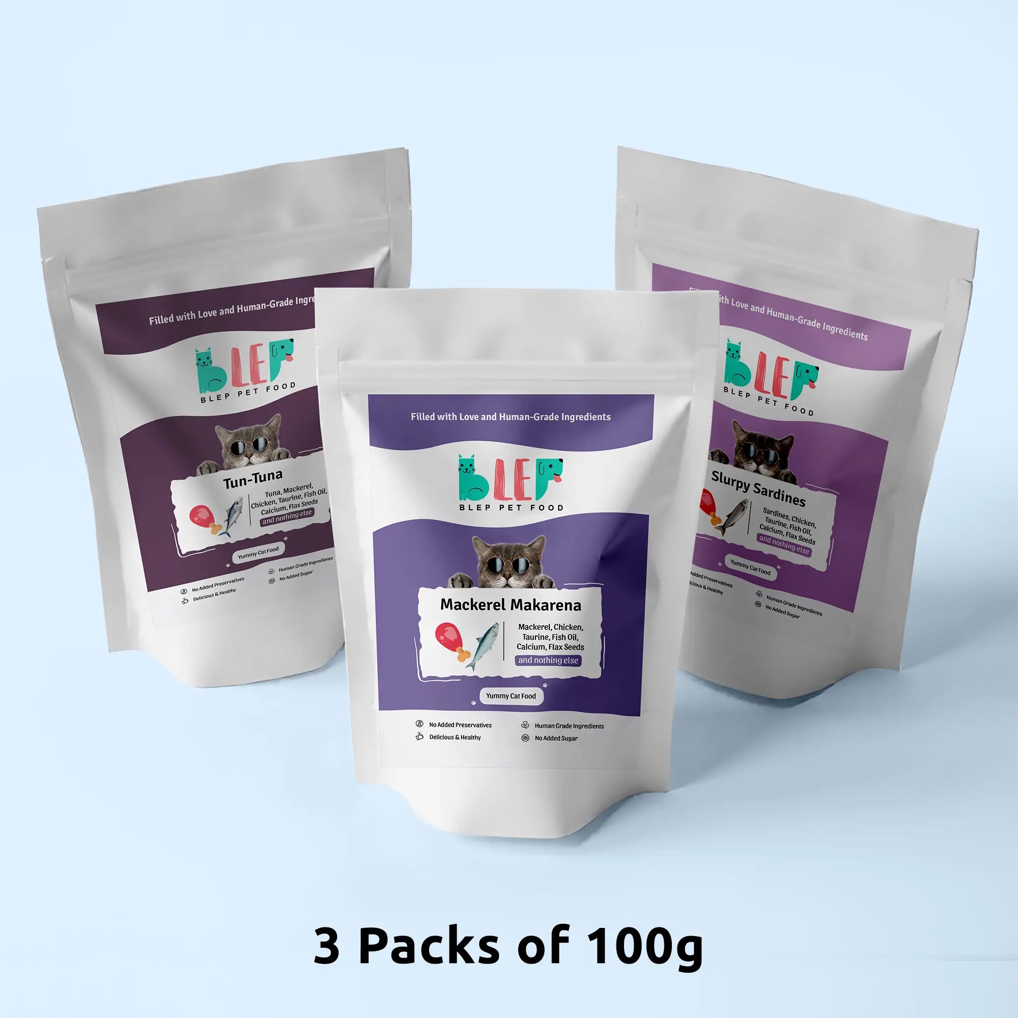 Ocean Mix Cat Food Trial Pack (Tuna, Mackerel, Sardine)