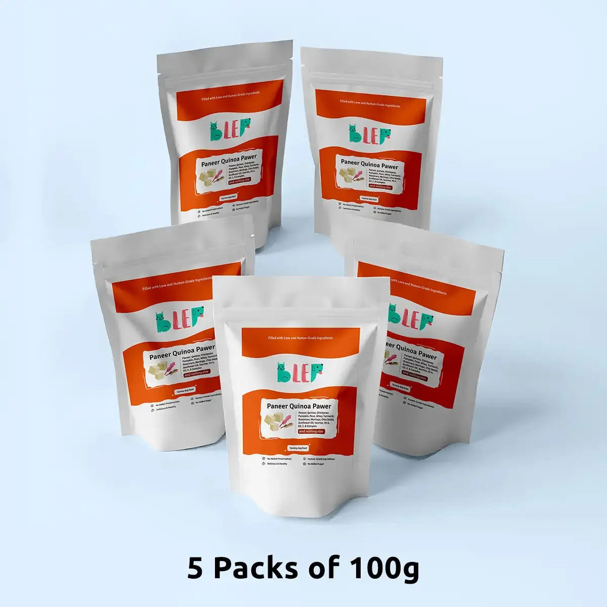 Paneer Quinoa Dog Food Trial Pack BlepWorld