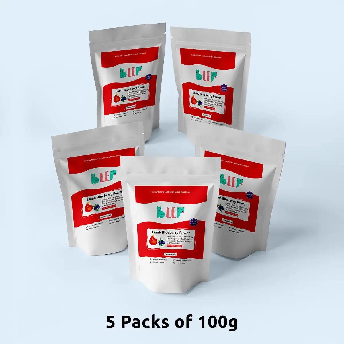 Lamb Blueberry Dog Food Trial Pack BlepWorld