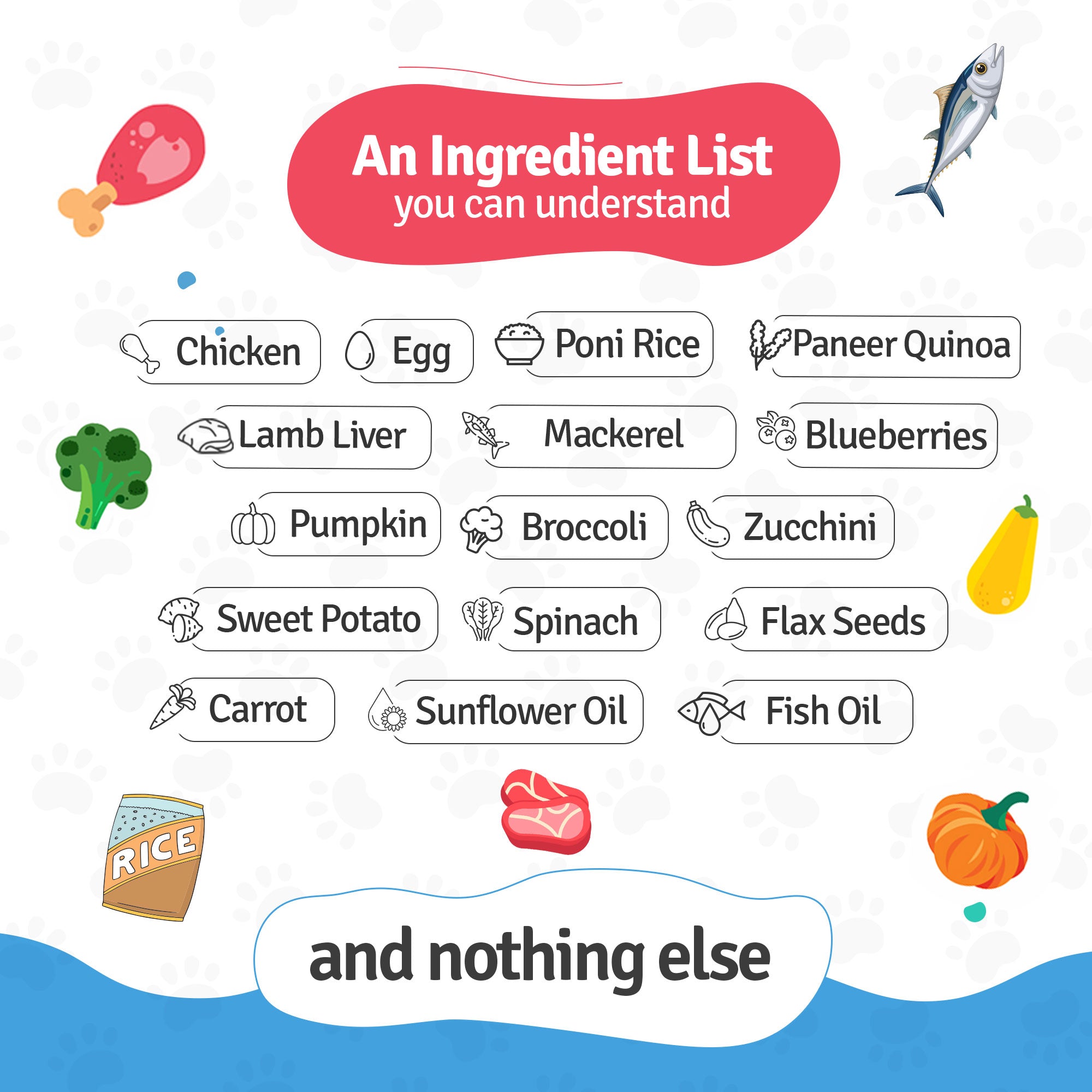 All Recipes Dog Food Trial Pack (Chicken, Lamb, Fish, Paneer)