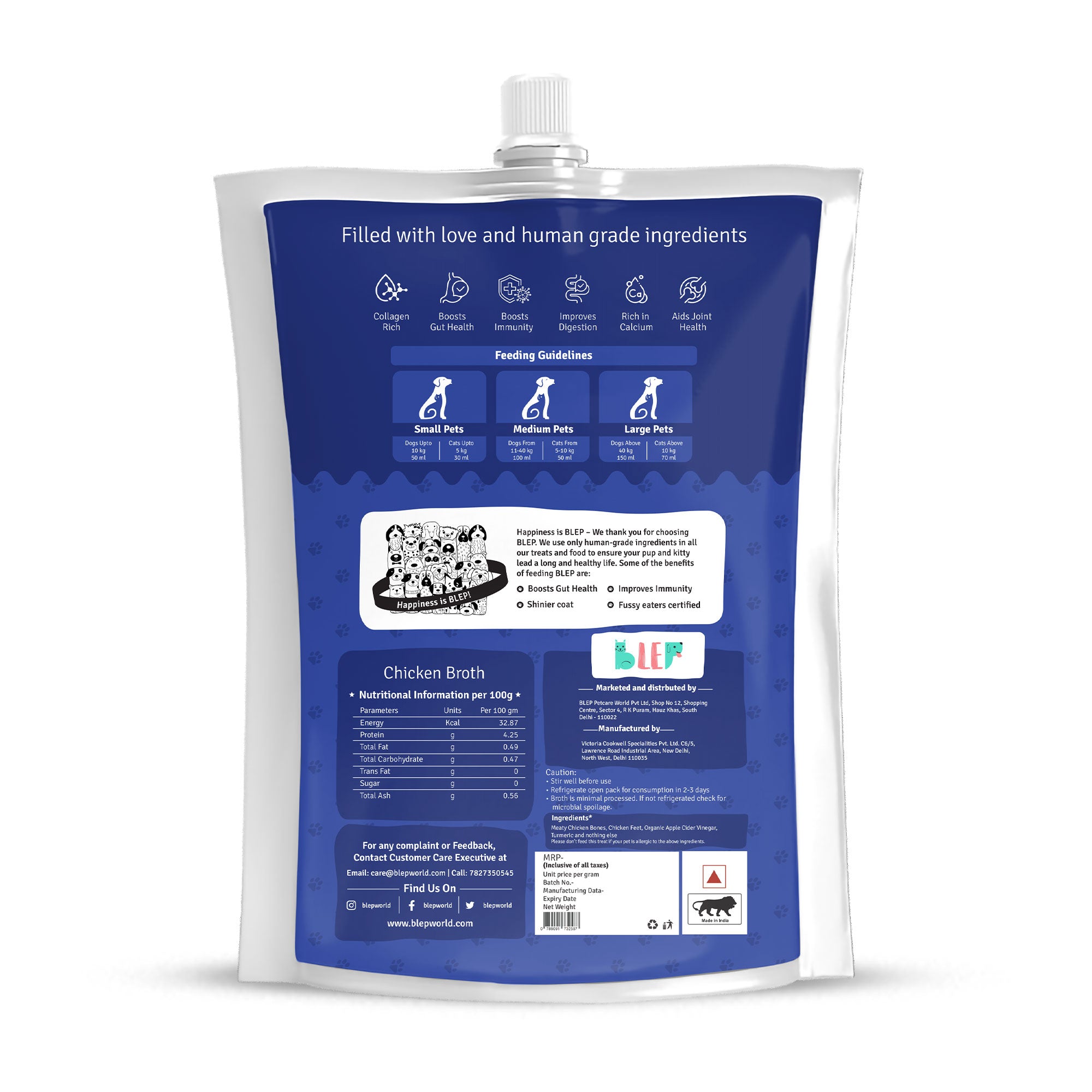 Chicken Broth for Cats & Dogs (Pack of 10&20)