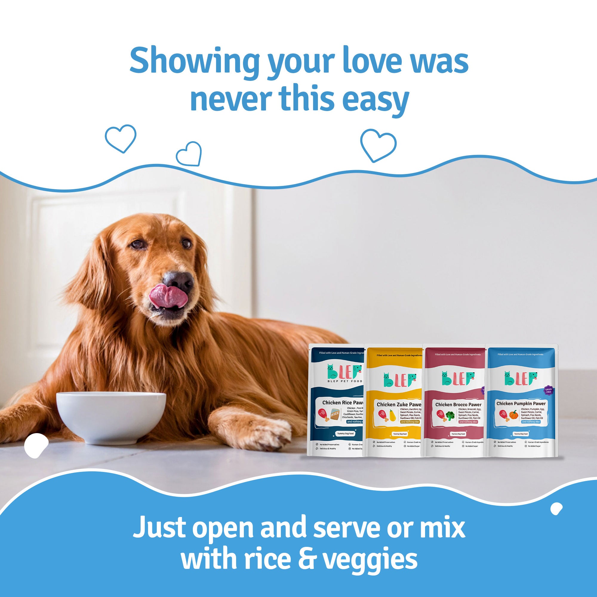 Monthly Pack of All Chicken Recipes of Fresh Dog Food (Pumpkin, Zucchini, Broccoli & Rice) - 28