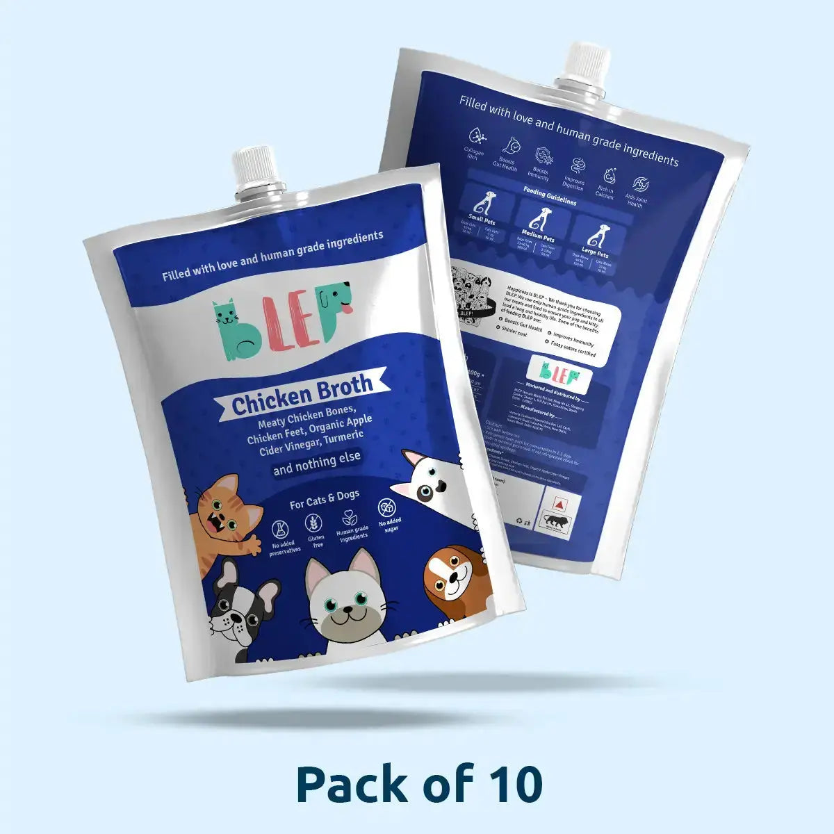 Chicken Broth for Cats & Dogs - 100 ml BlepWorld