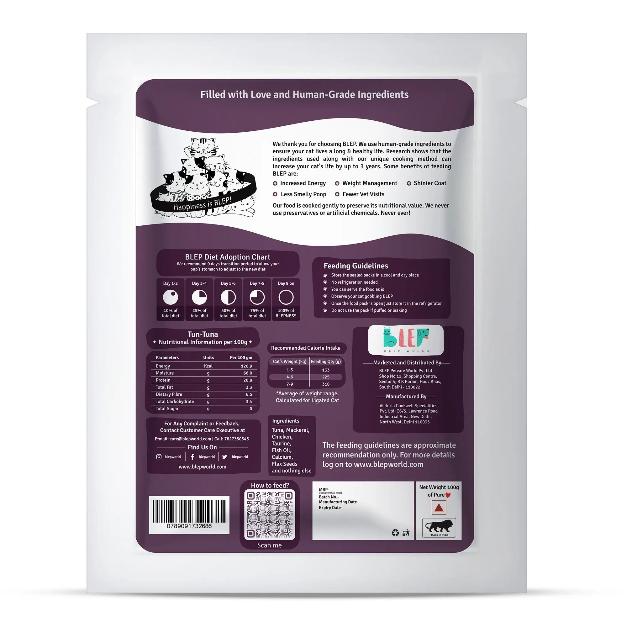 Ocean Mix Cat Food Trial Pack (Tuna, Mackerel, Sardine) BlepWorld