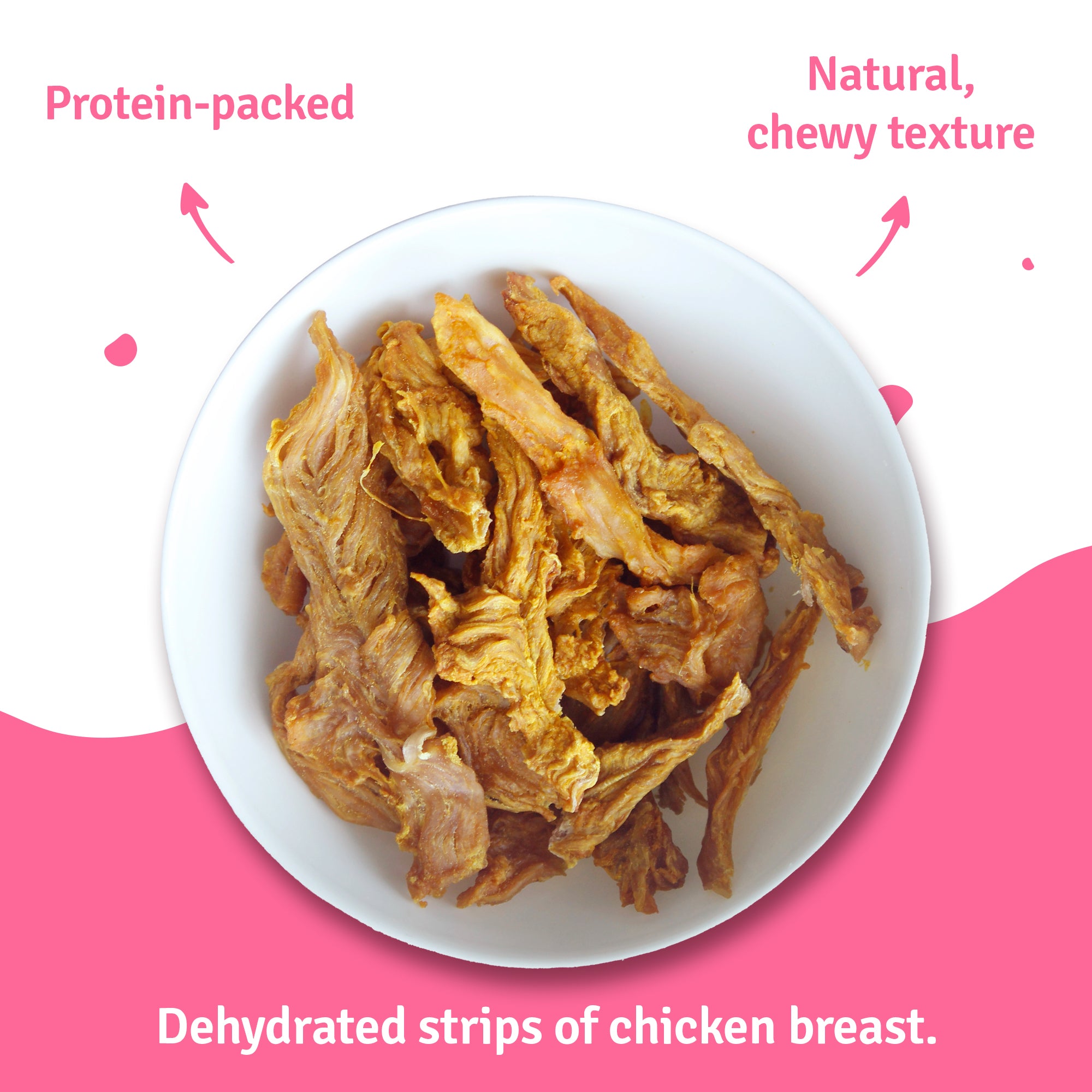Chicken Jerky Treats for Cats & Dogs - 70g