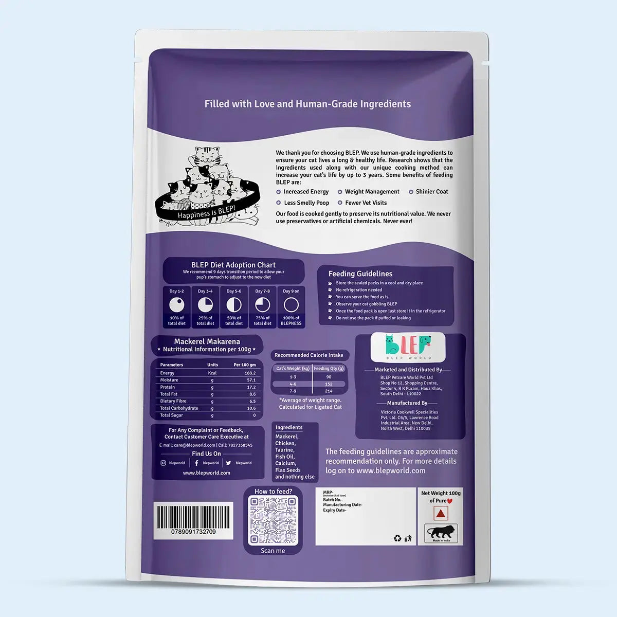 Try Mackerel Makerena Cat Food Trial Pack - Blep World