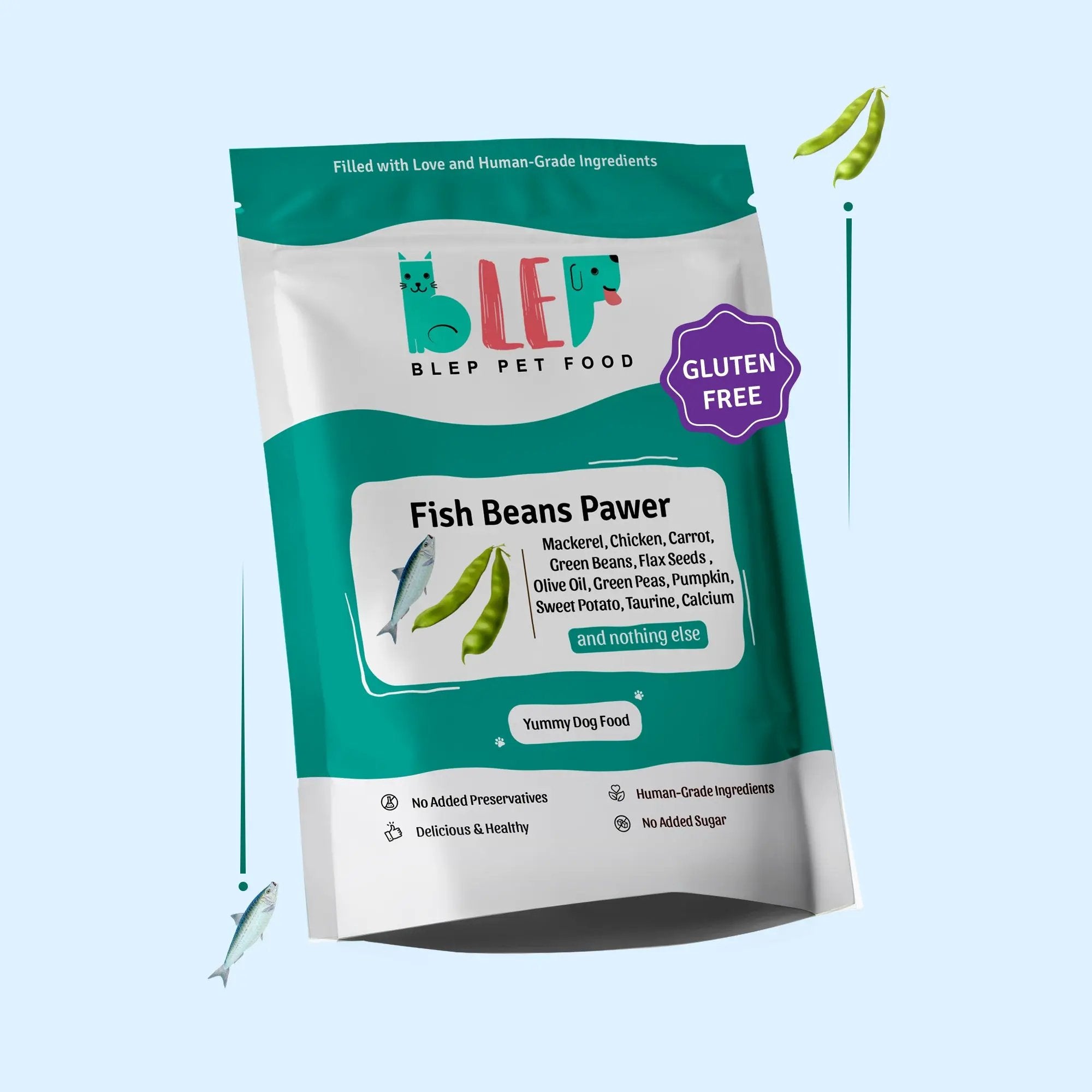 Fish Beans Fresh Dog Food - Zero Preservatives BlepWorld