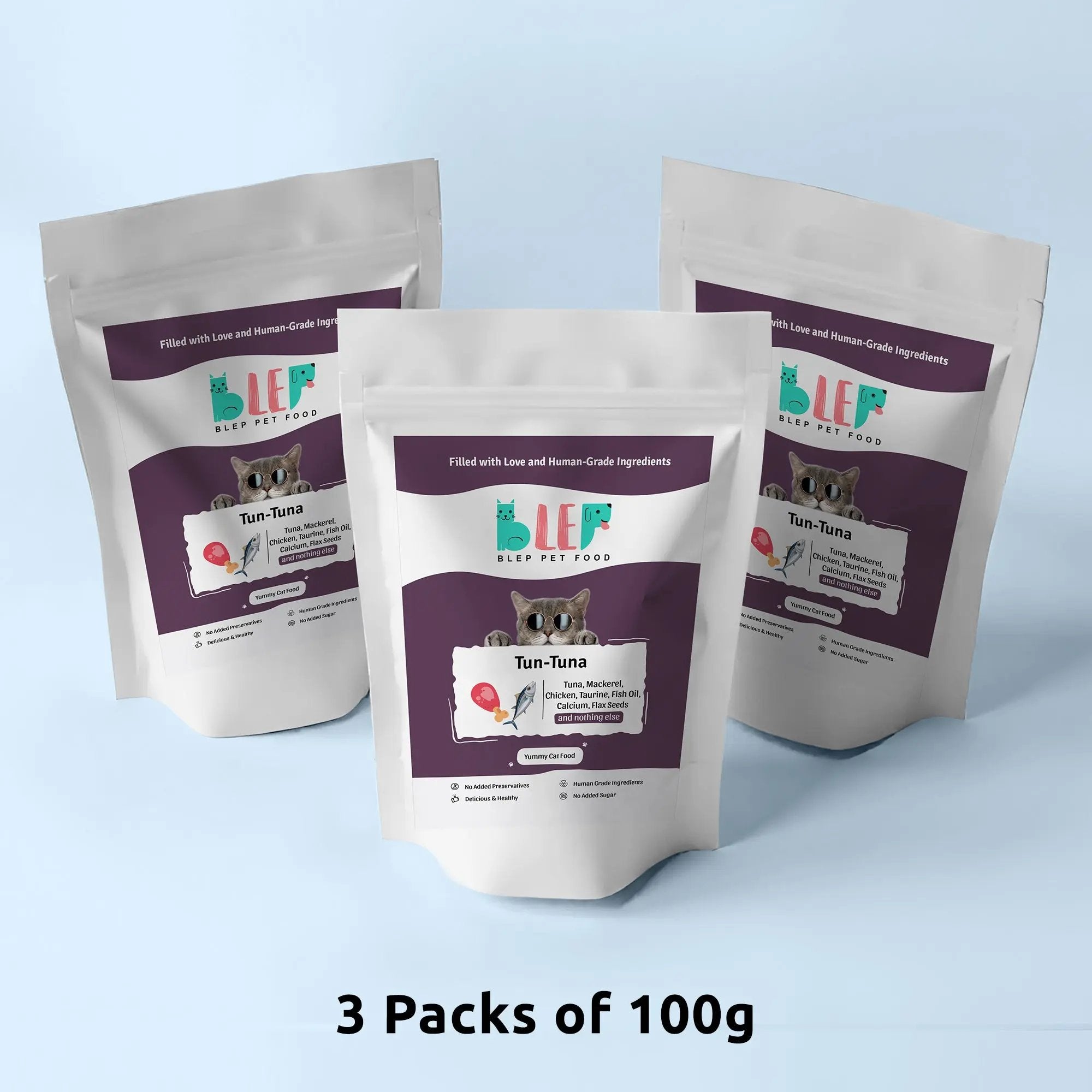 Tun-Tuna Cat Food Trial Pack BlepWorld