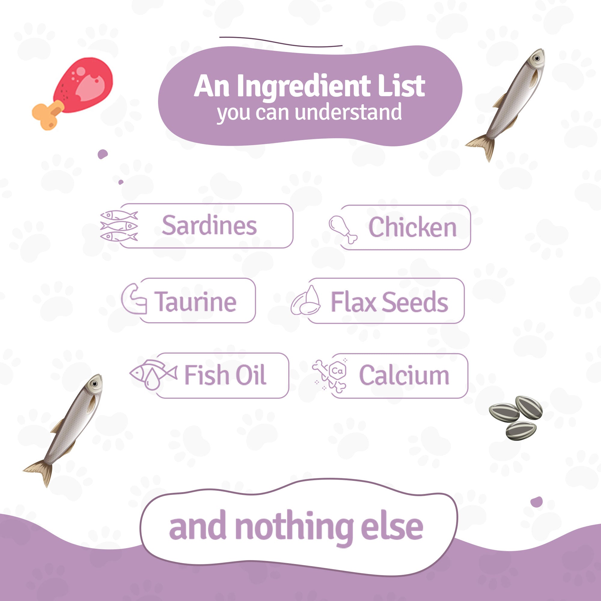 Slurpy Sardines Fresh Cat Food - Zero Preservatives