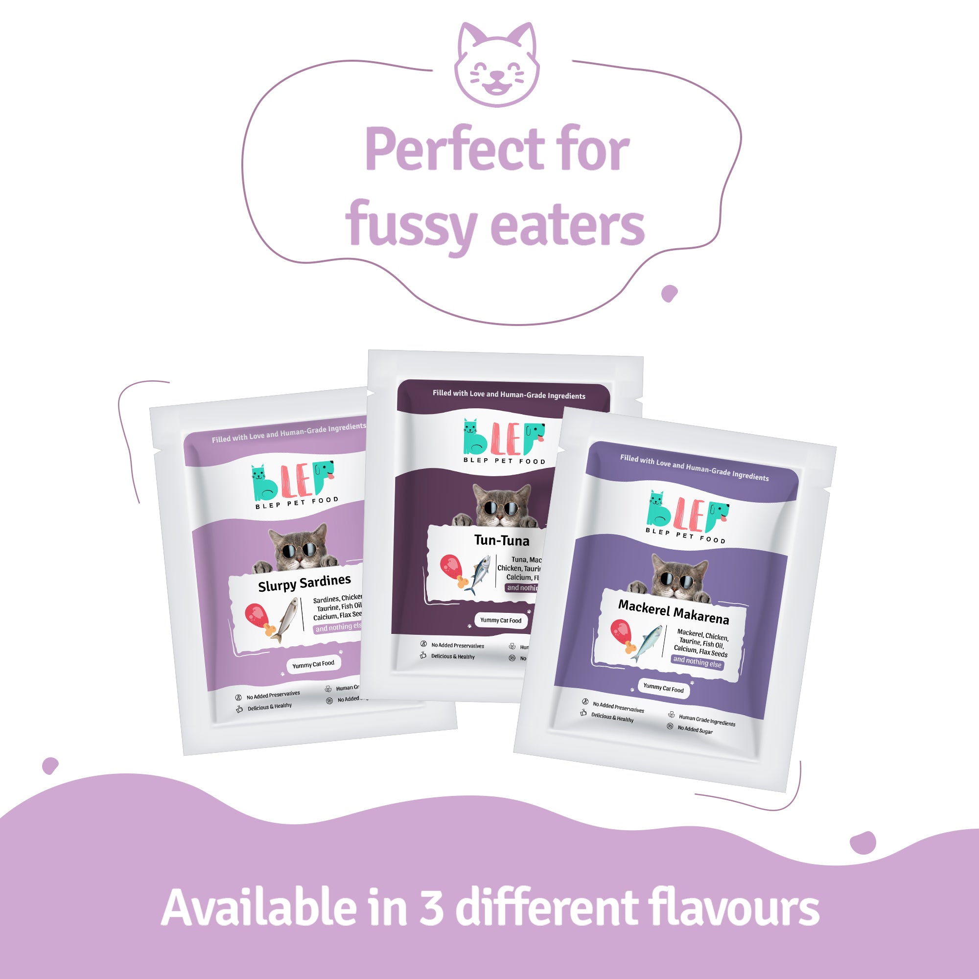Slurpy Sardines Fresh Cat Food - Zero Preservatives