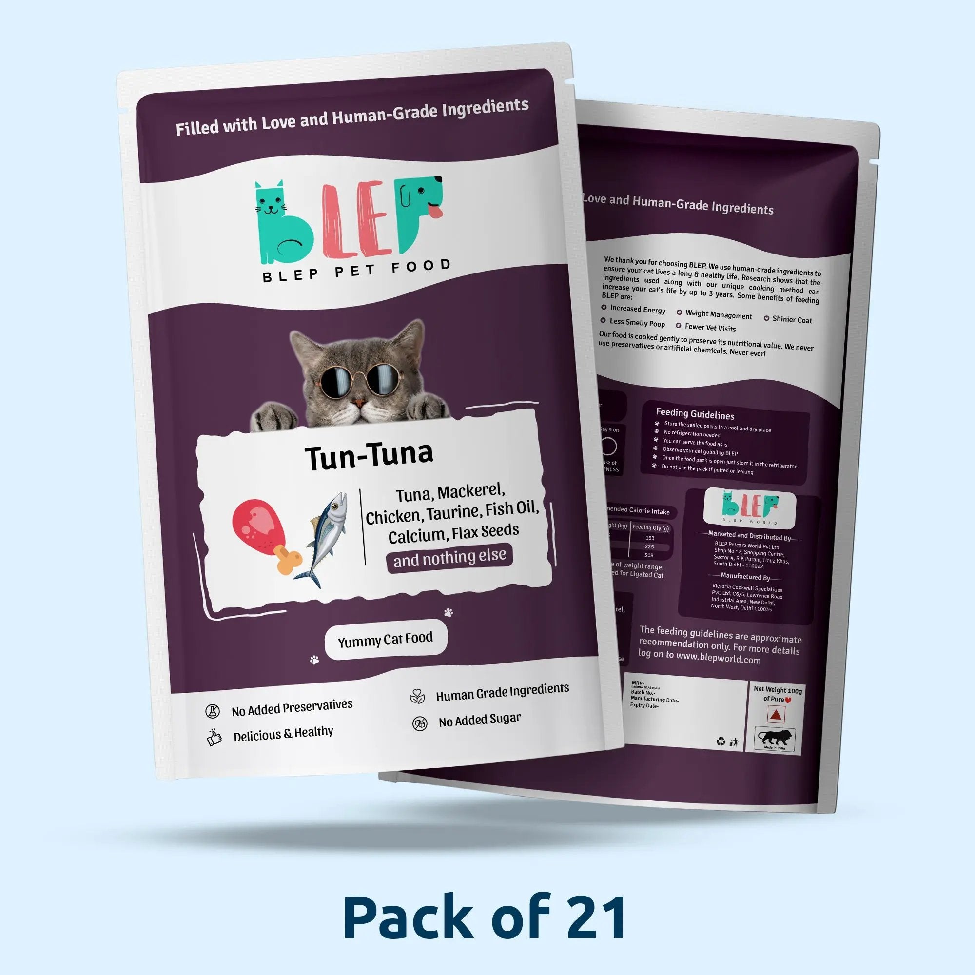 Tuna Fresh Cat Food - pack of 21