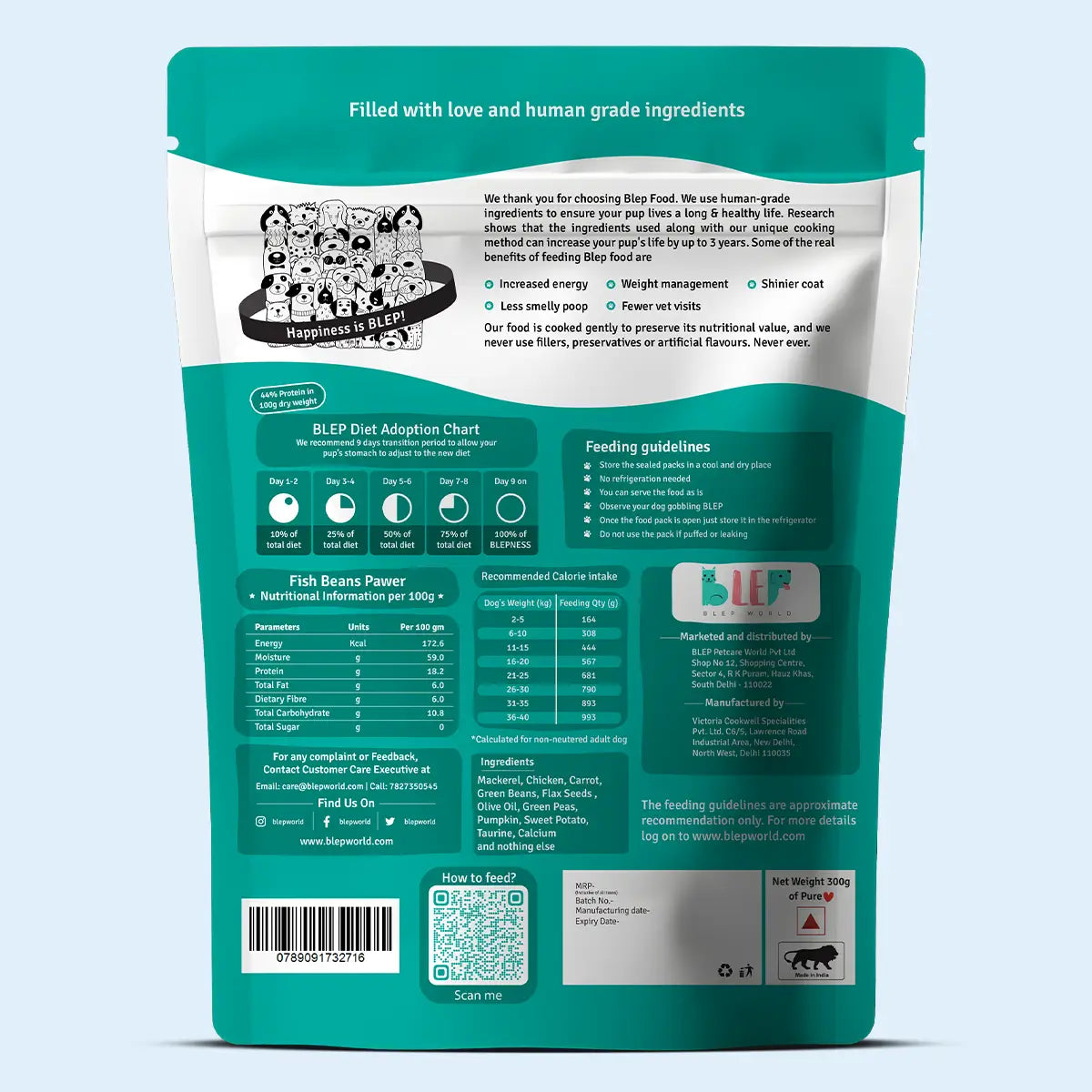 #Packs_30 packs, #Size_300g