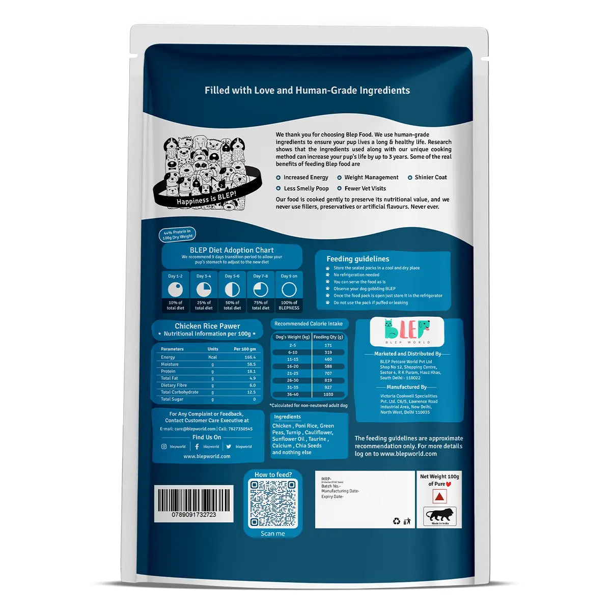All Recipes Dog Food Trial Pack (Chicken, Lamb, Fish, Paneer)