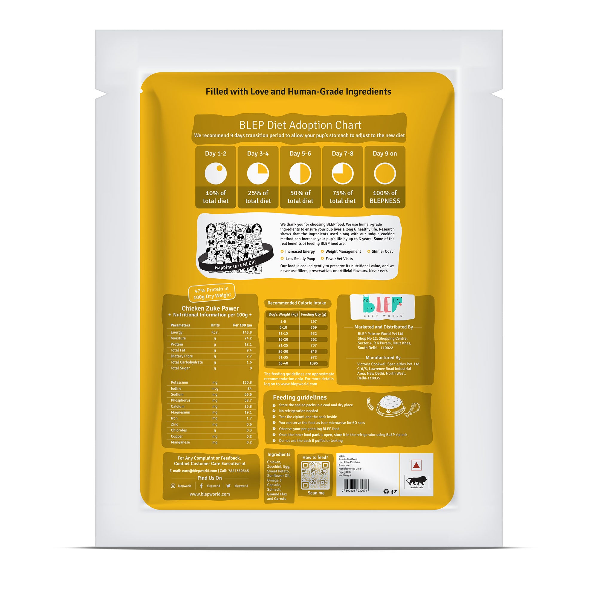 All Recipes Dog Food Trial Pack (Chicken, Lamb, Fish, Paneer)