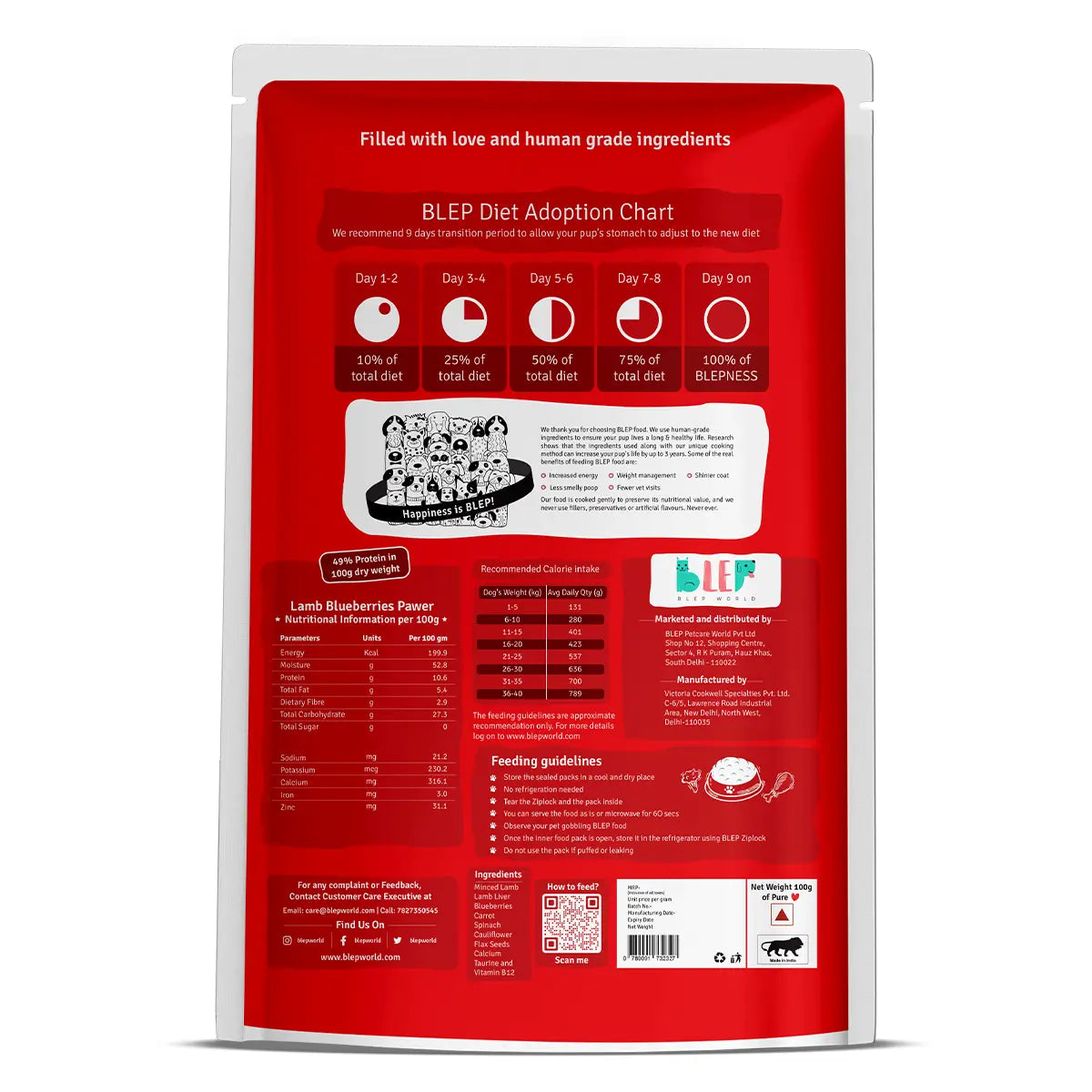 All Recipes Dog Food Trial Pack (Chicken, Lamb, Fish, Paneer)