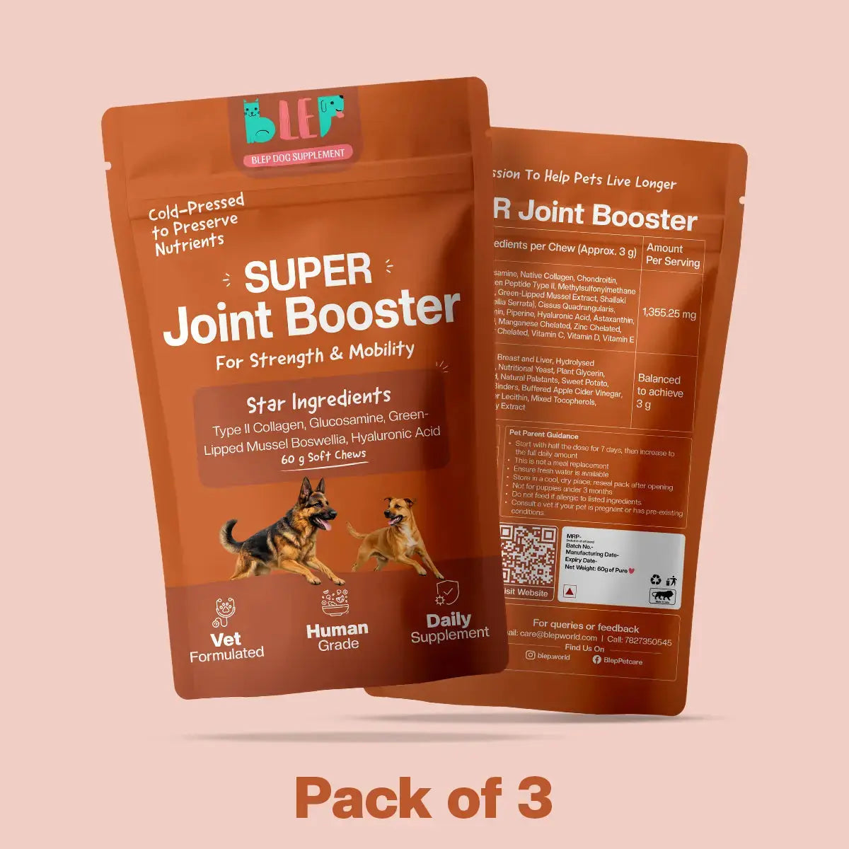 SUPER Joint Booster | Daily Supplements for Dogs
