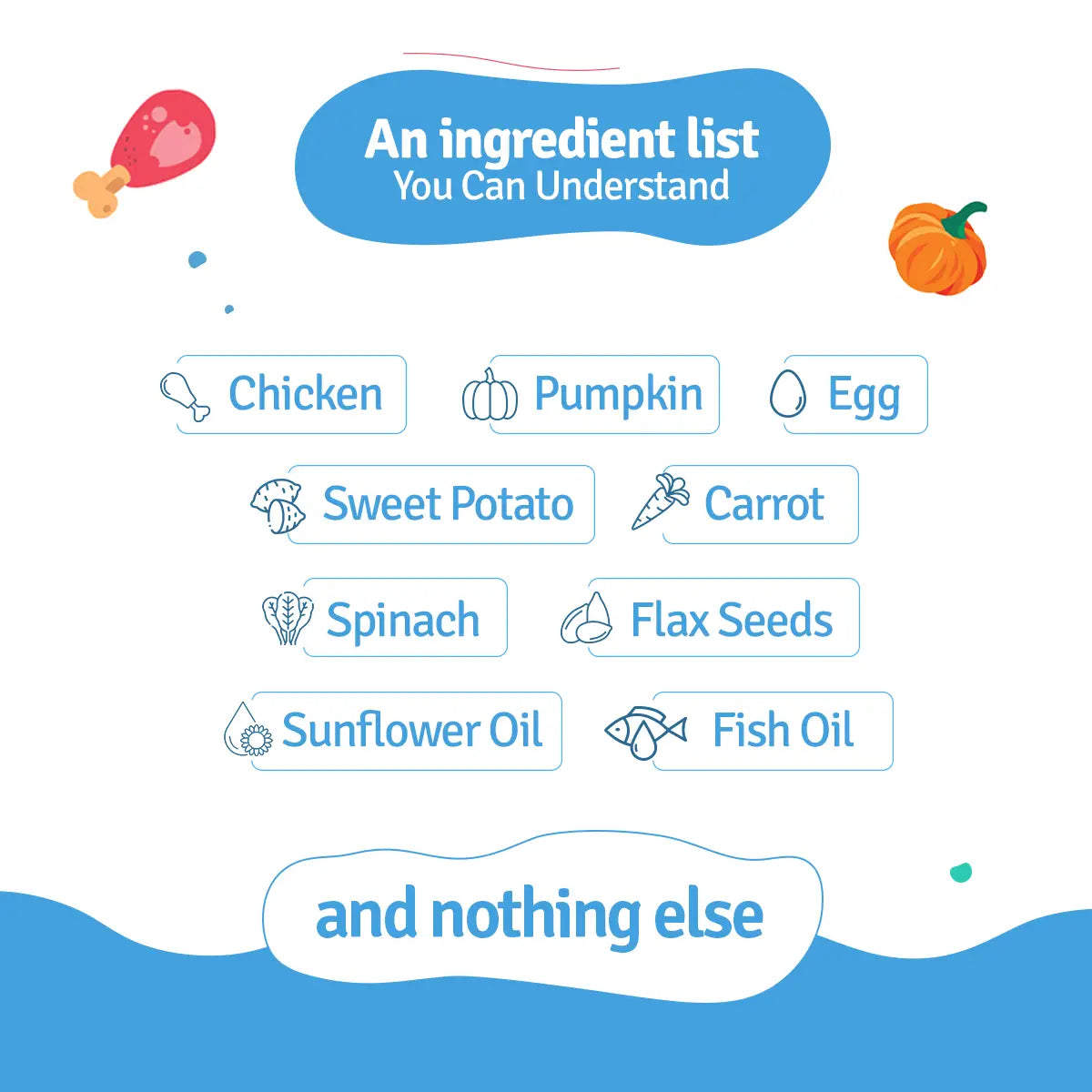 Monthly Pack of Chicken Pumpkin Fresh Dog Food