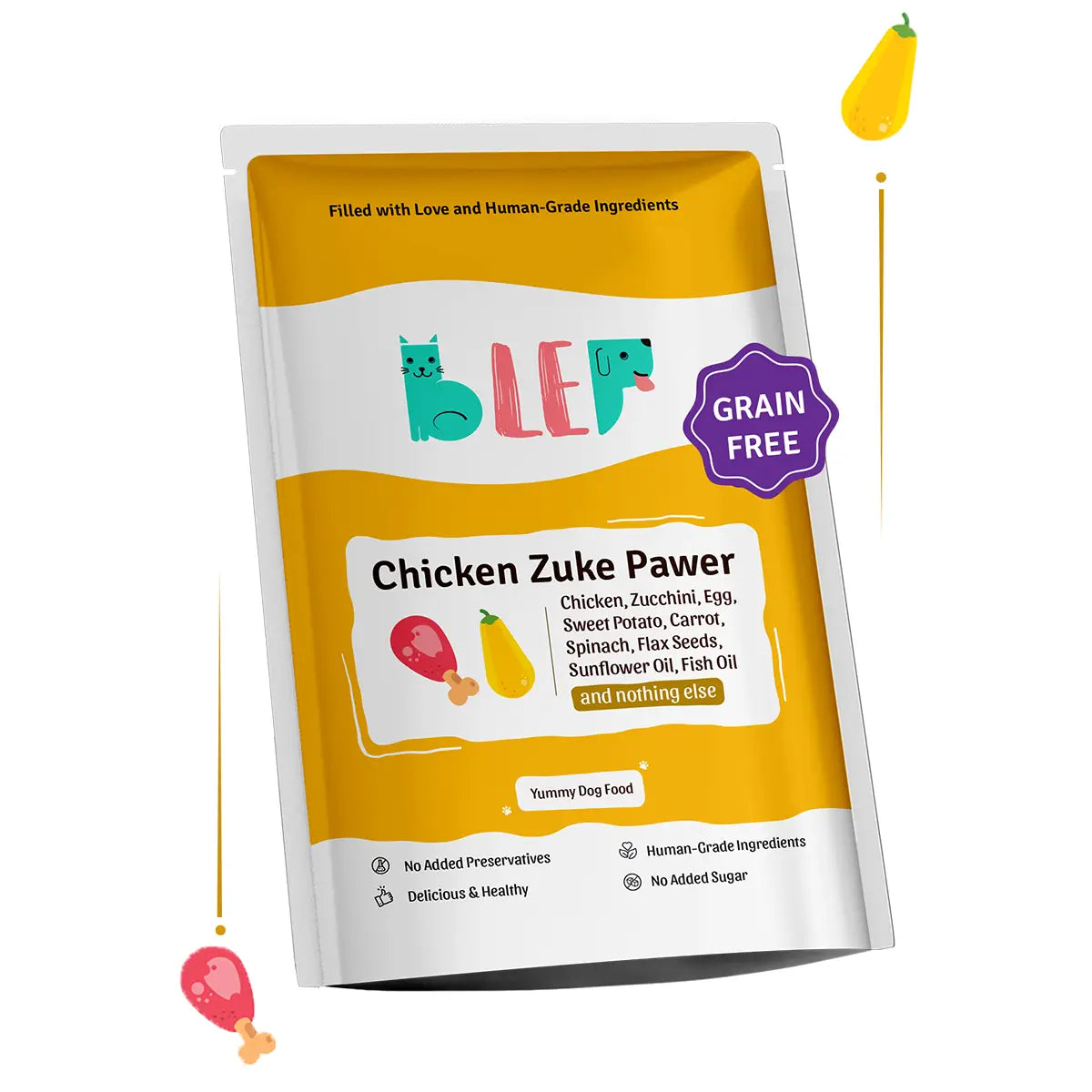 Monthly Pack of Chicken Zucchini Fresh Dog Food