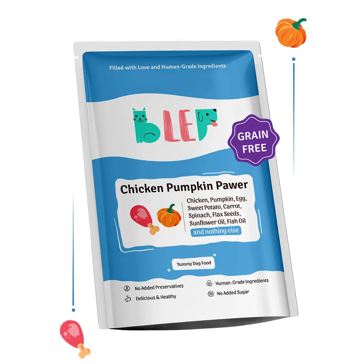 Monthly Pack of Chicken Pumpkin Fresh Dog Food