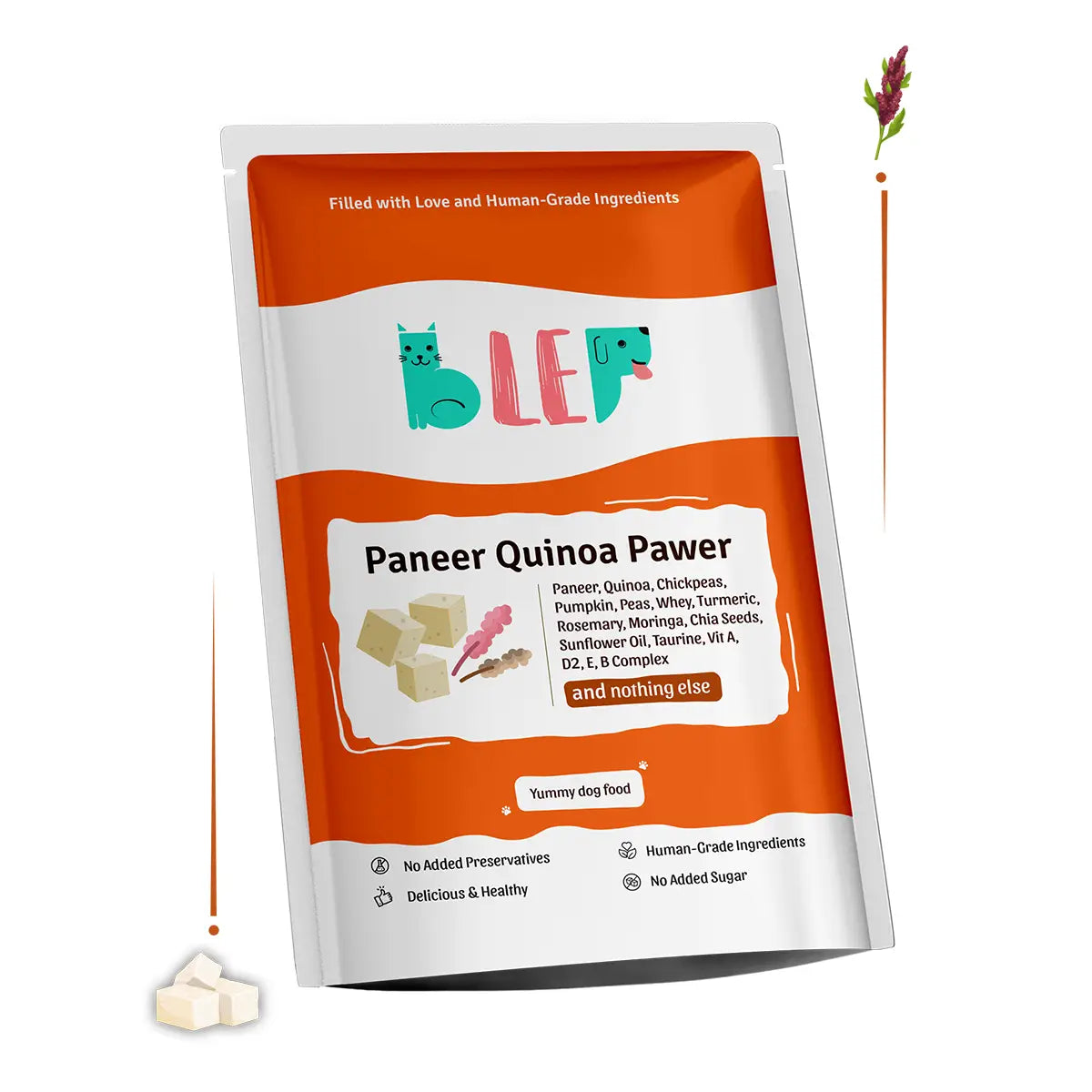Monthly Pack of Paneer Quinoa Fresh Dog Food