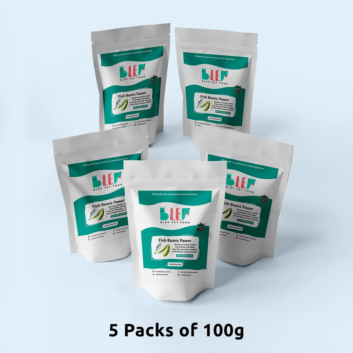 Fish Beans Dog Food Trial Pack BlepWorld