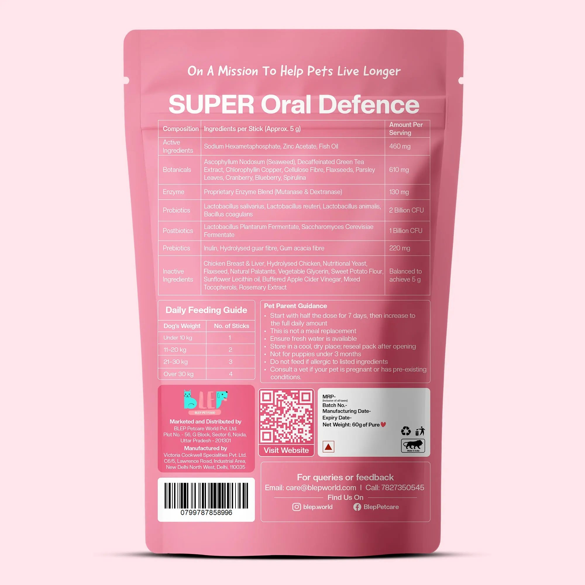 SUPER Oral Care | Daily Supplements for Dogs