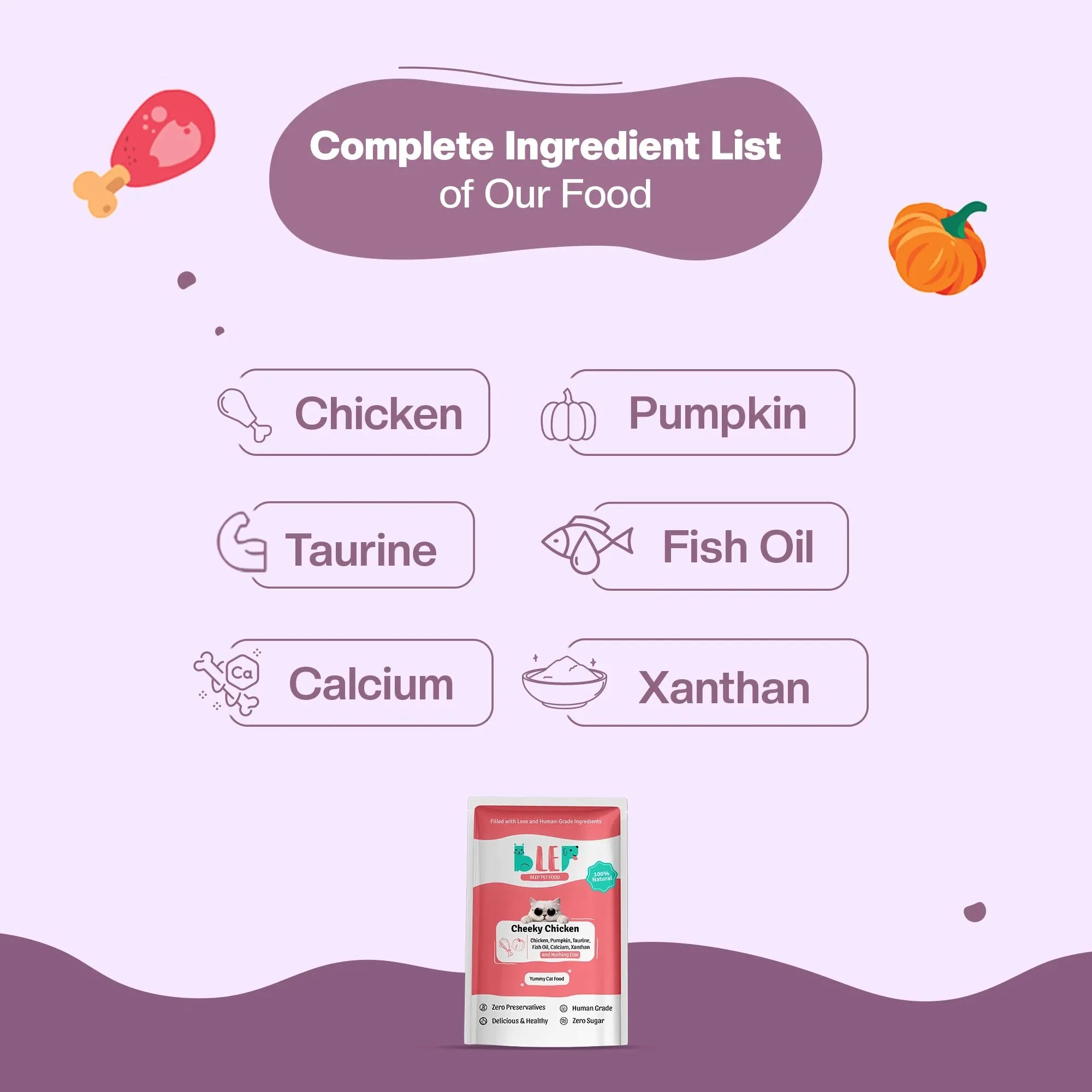 Cheeky Chicken Fresh Cat Food - Zero Preservatives