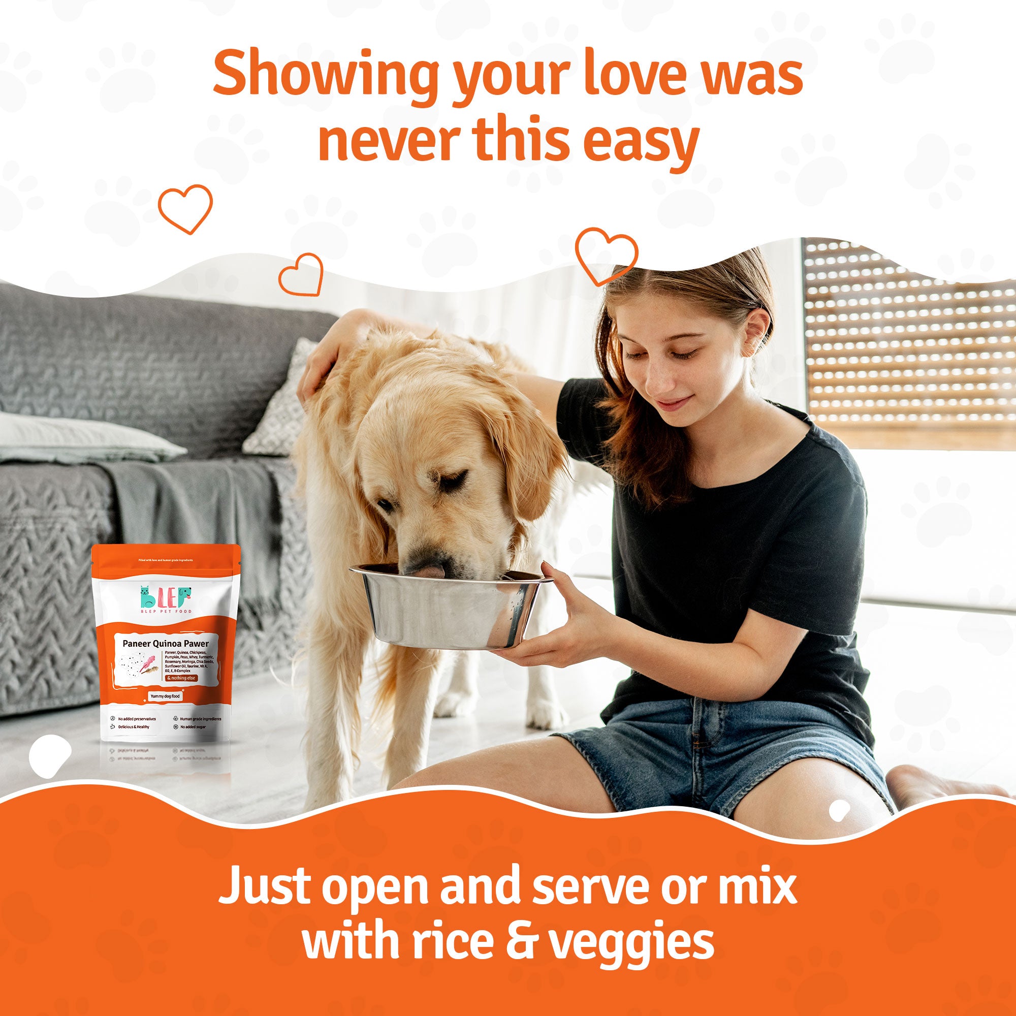 Monthly Pack of Paneer Quinoa Fresh Dog Food