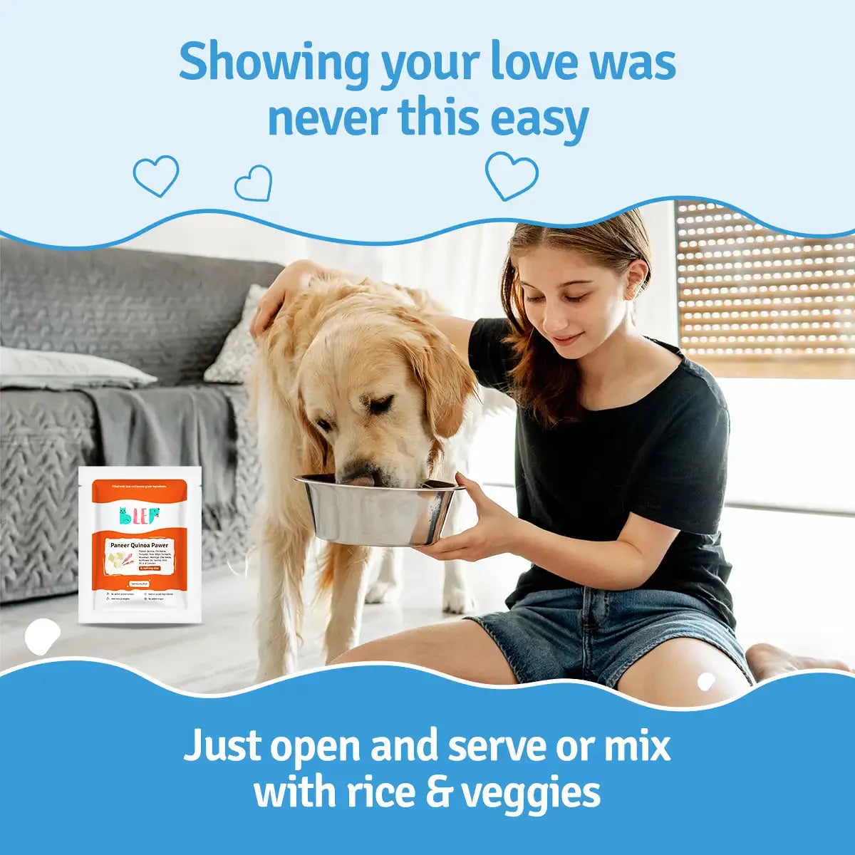 Paneer Quinoa Dog Food Trial Pack BlepWorld