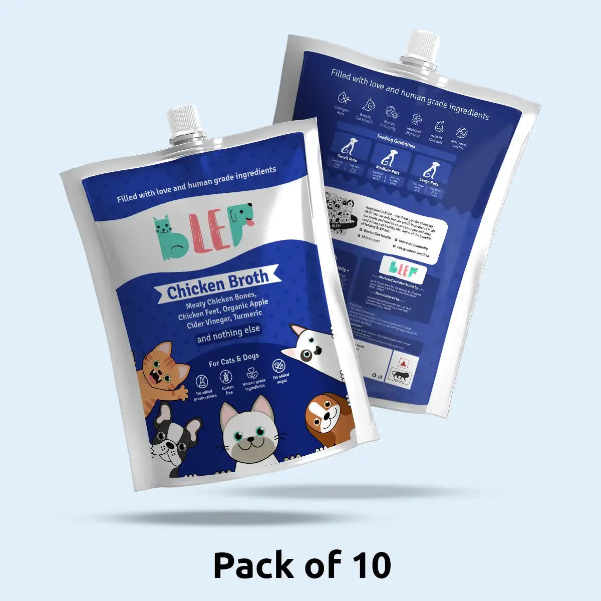 Chicken Broth for Cats & Dogs - 100 ml BlepWorld