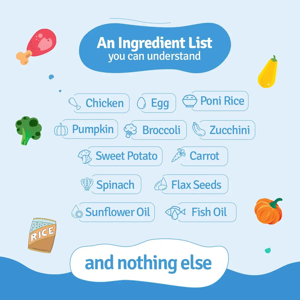 Monthly Pack of All Chicken Recipes of Fresh Dog Food (Pumpkin, Zucchini, Broccoli & Rice) - 28 BlepWorld