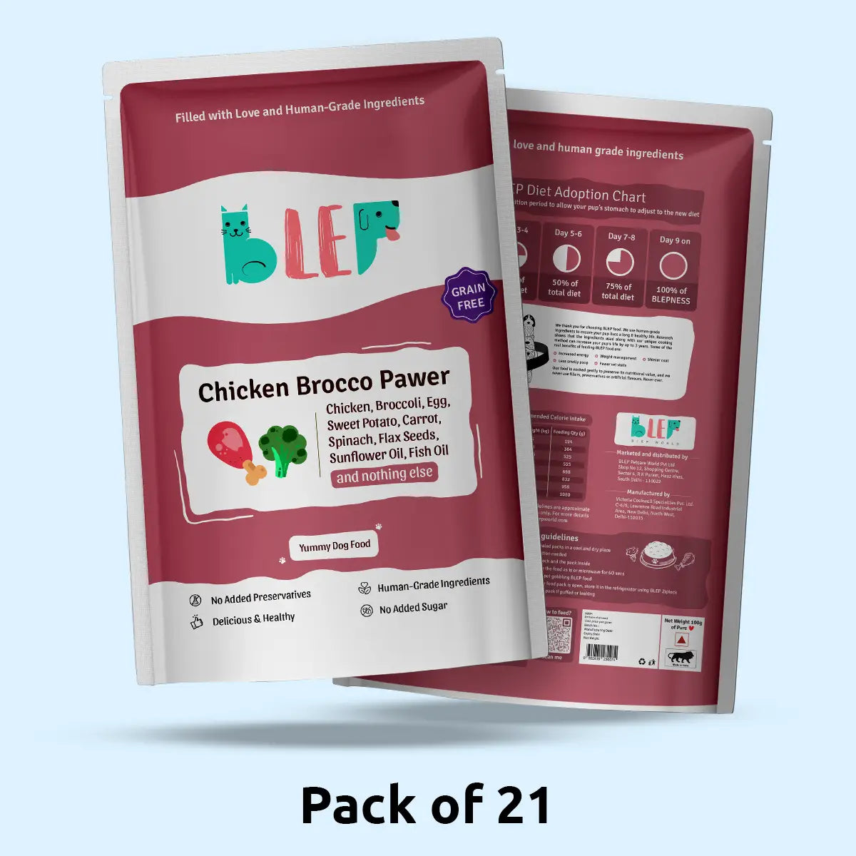 #Packs_21 packs, #Size_100g