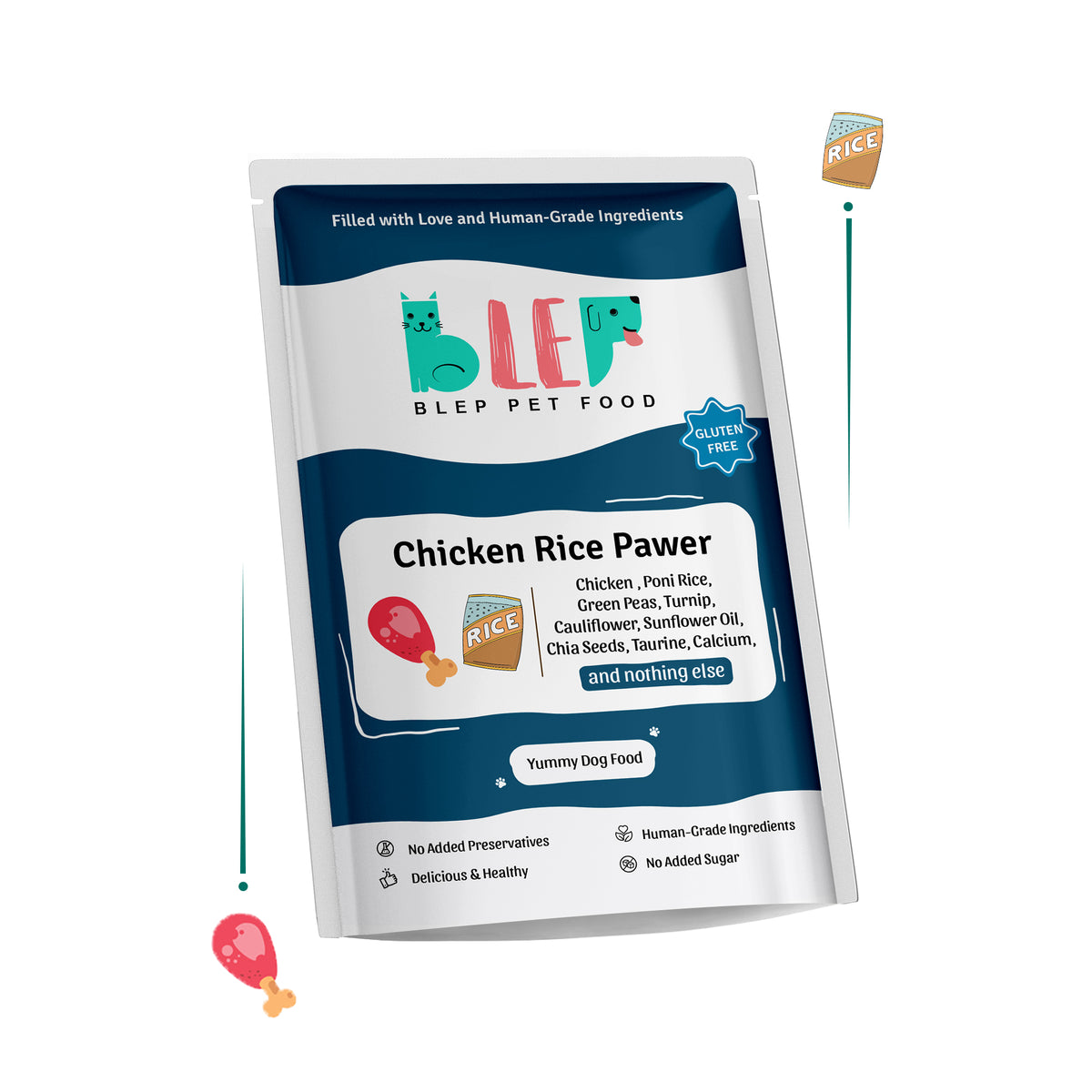 Monthly Pack of Chicken Rice Fresh Dog Food