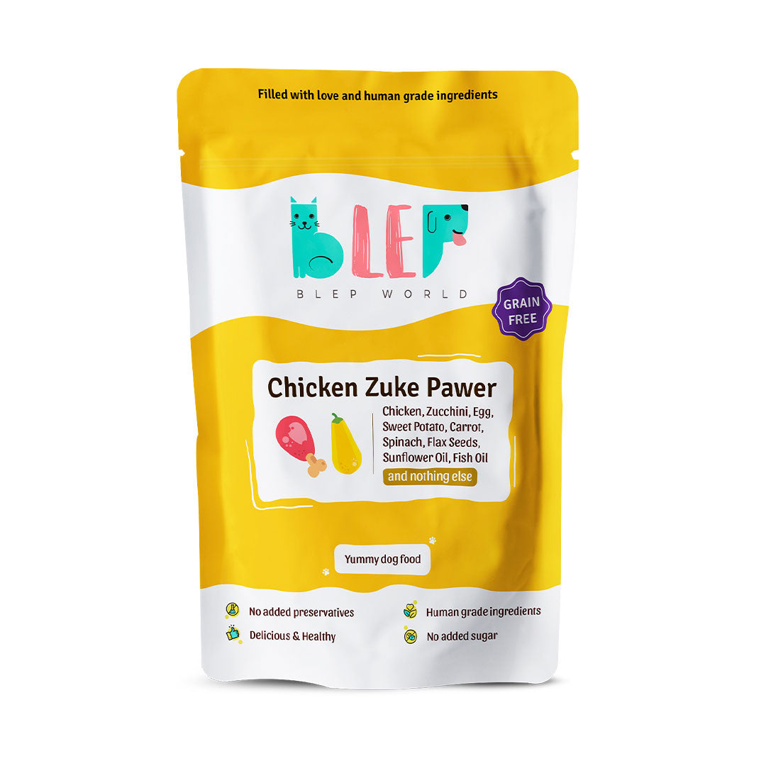 Chicken Zucchini Fresh Dog Food - No Preservatives