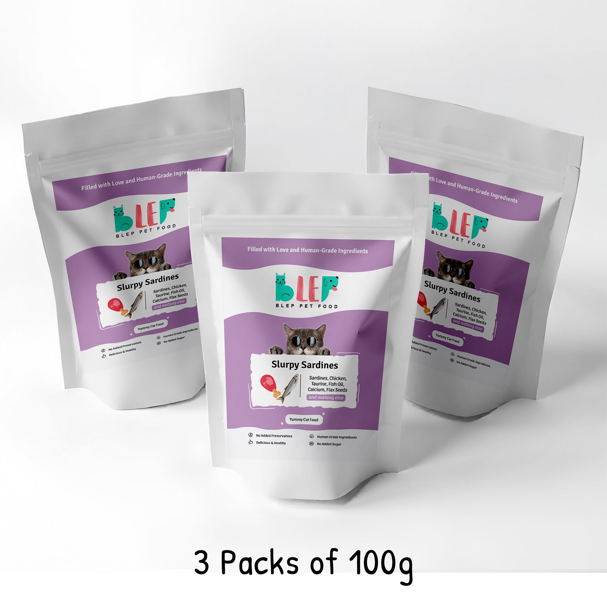 Slurpy Sardines Cat Food Trial Pack