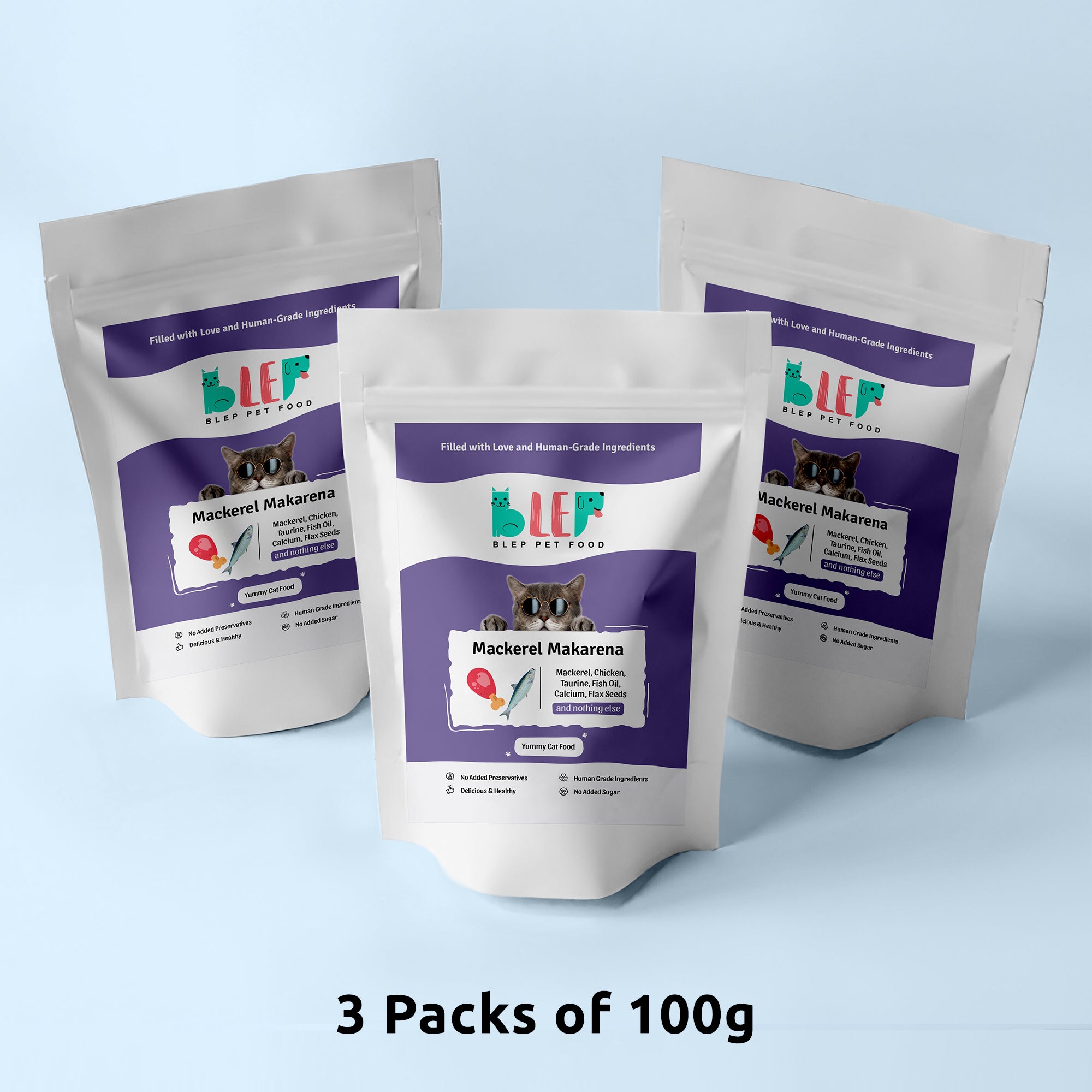 Mackerel Makerena Cat Food Trial Pack