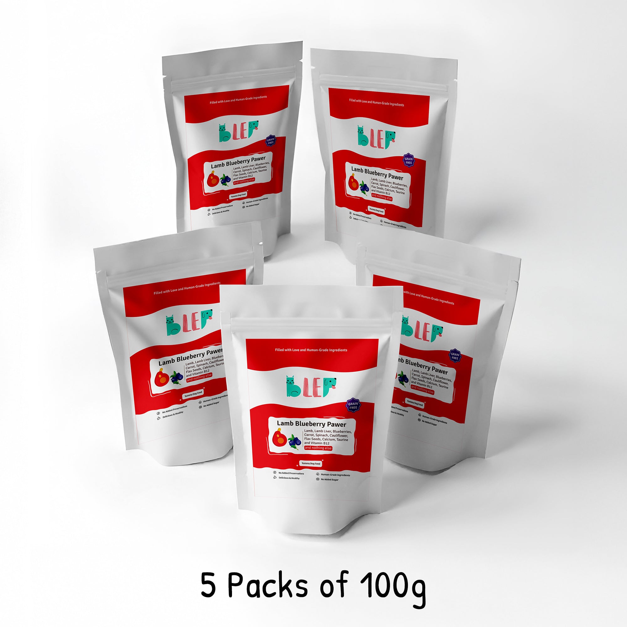 Lamb Blueberry Dog Food Trial Pack