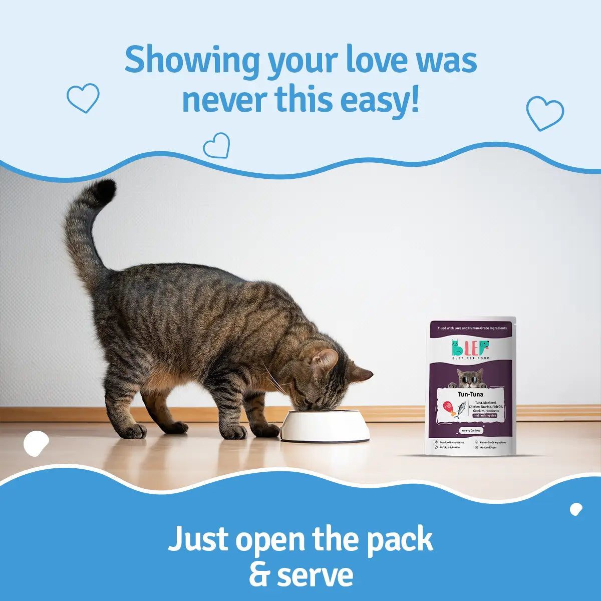 Tun-Tuna Fresh Cat Food - Zero Preservatives