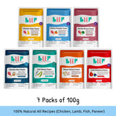 All Recipes Dog Food Trial Pack (Chicken, Lamb, Fish, Paneer)
