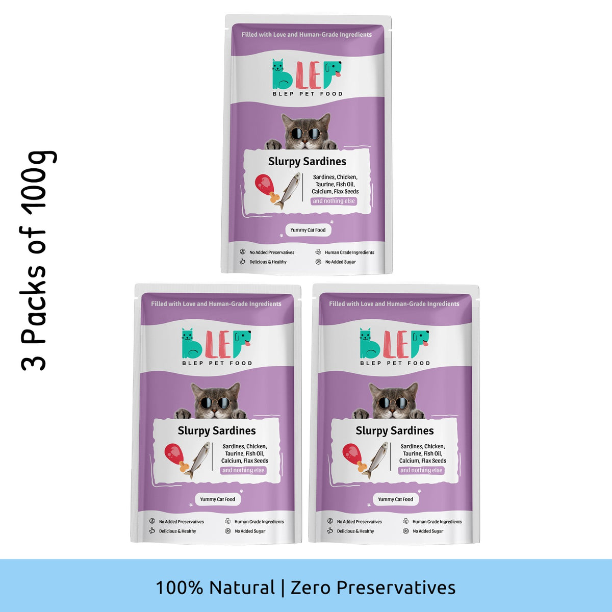 Slurpy Sardines Cat Food Trial Pack