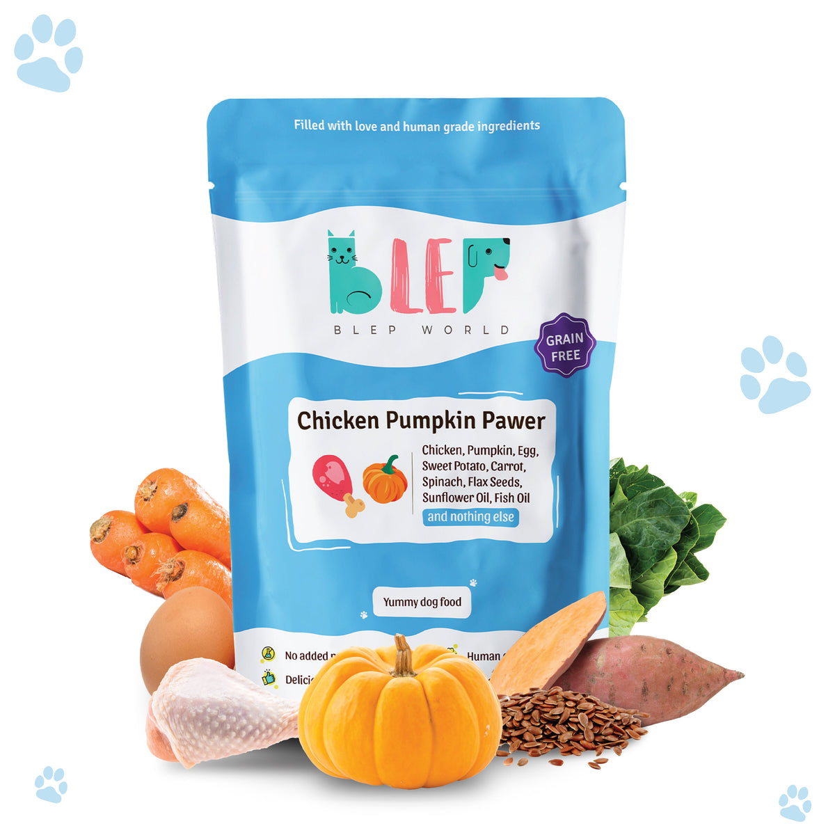 Chicken Pumpkin Fresh Dog Food - No Preservatives