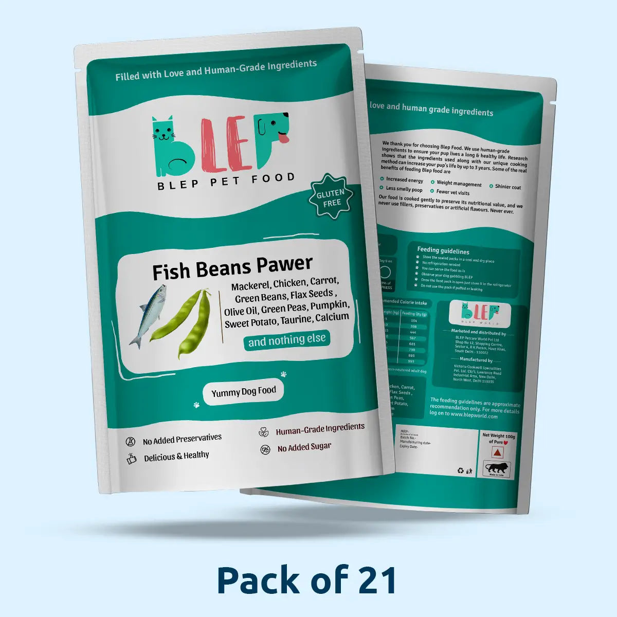 Monthly Pack of Fish Beans Fresh Dog Food
