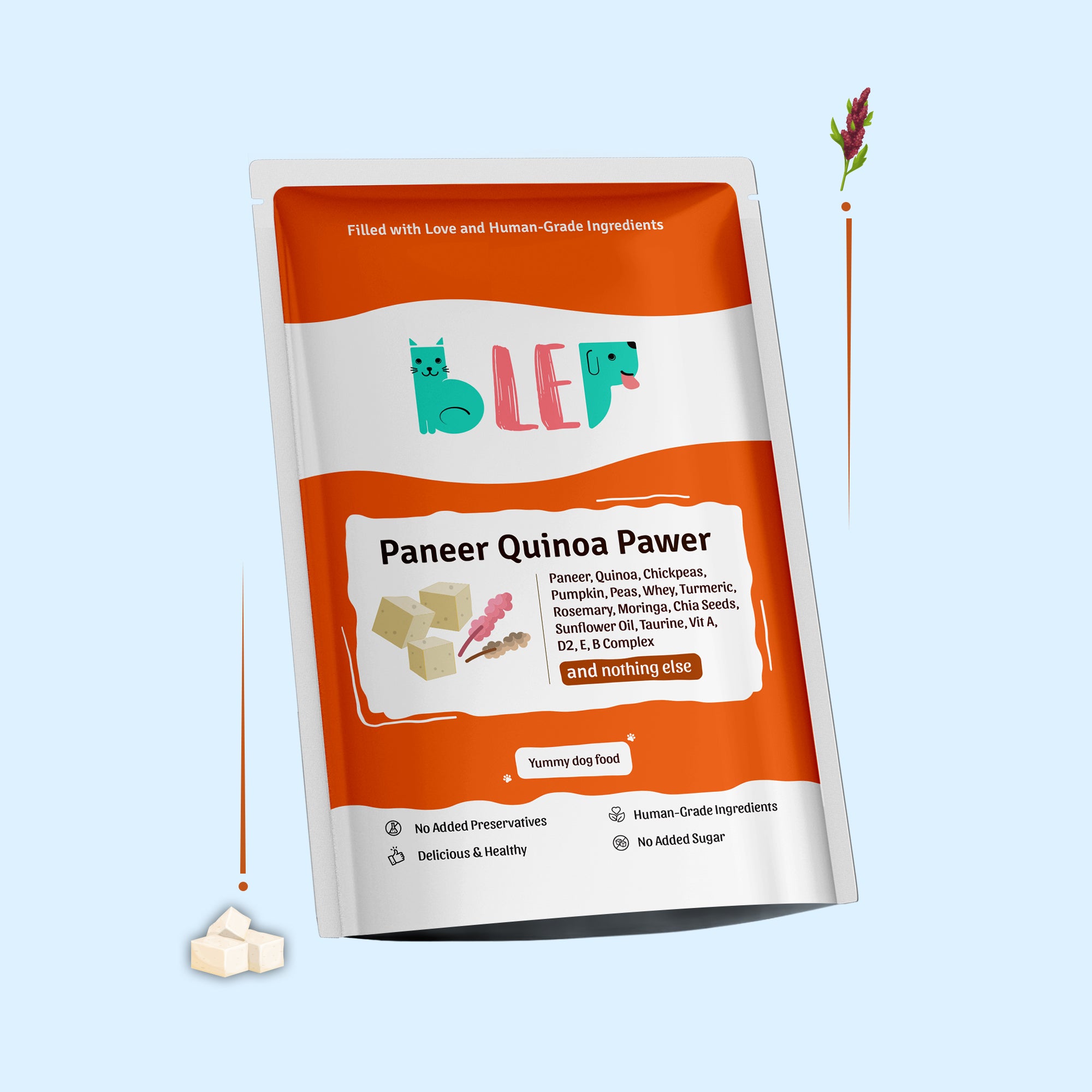 Monthly Pack of Paneer Quinoa Fresh Dog Food